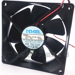 NMB 3610KL-04W-B67 12V 0.56A 2wires Cooling Fan